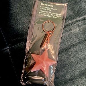 Starbucks lid key chain
